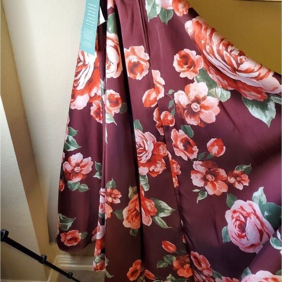 B. Smart Sleeveless Floral A-Line Dress-Juniors - Picture 8 of 10